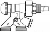 Dystrybutor grzejnikowy termostatyczny boczny jednorurowy  1 7767 42  HERZ - Katalog armatury